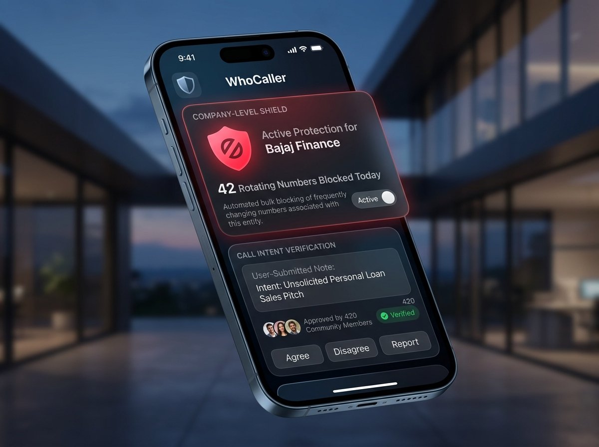 Company-Level Bulk Block and Call Intent Verification on WhoCaller